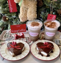 🎄おしゃカワ🤍🫧新大久保の韓国風カフェScoop Coffeeでゆったりクリスマスカフェ会☕✨