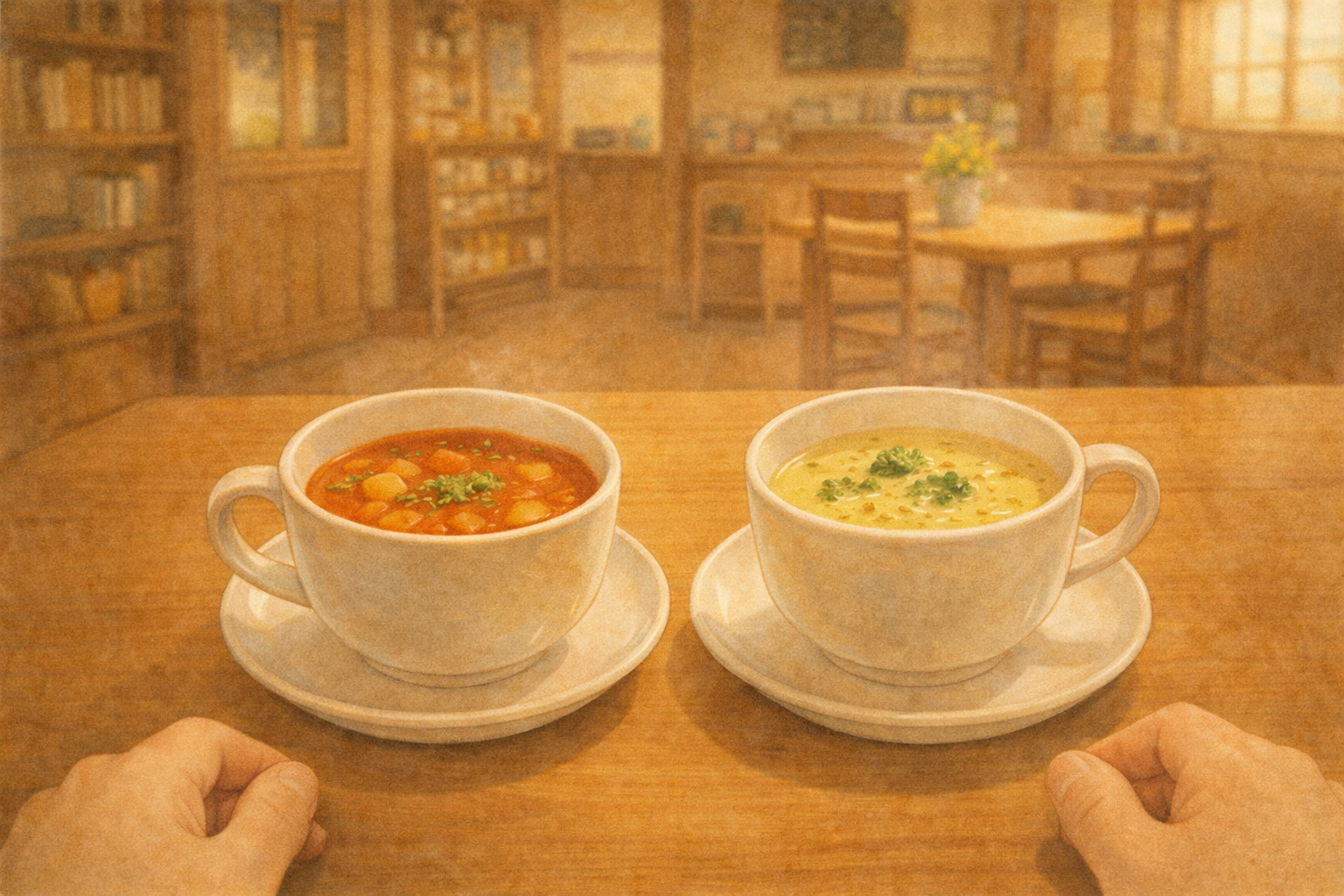 12/28(日)12:00〜
ホットスープで温まりませんか🥣✨️