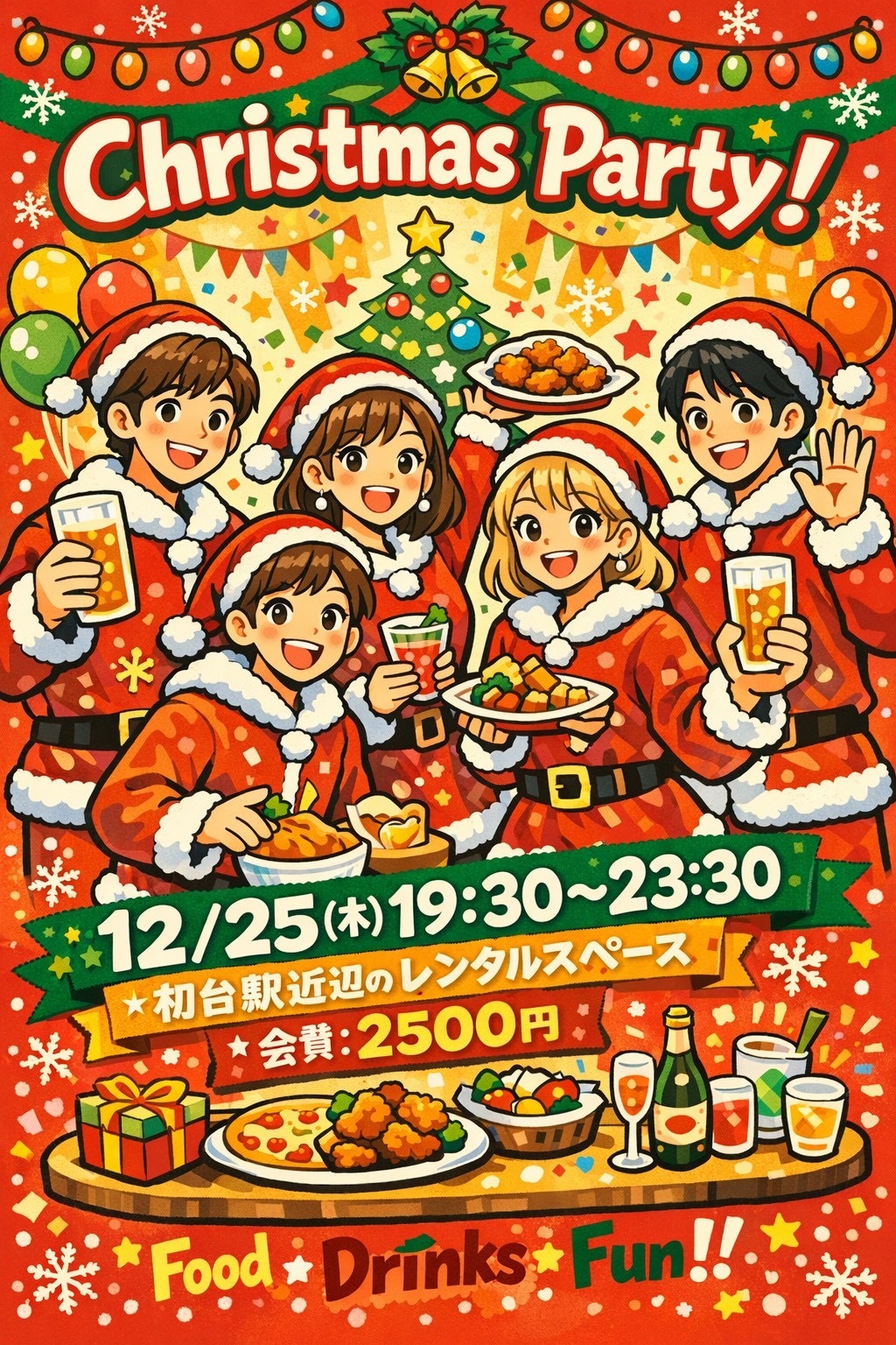 🎄Χmas Party イベント‼️🎄