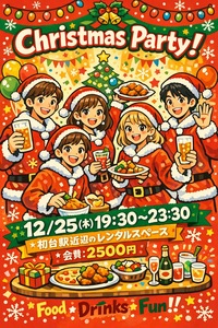 🎄Χmas Party イベント‼️🎄