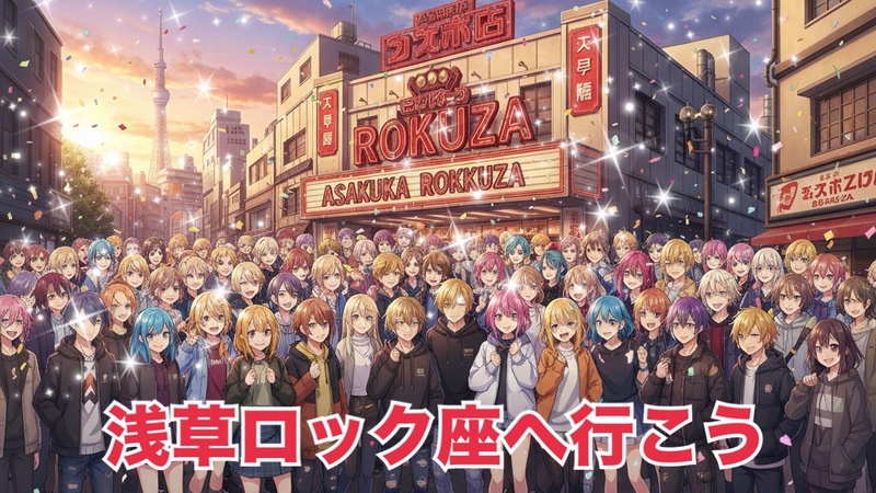 【ロック座に一度でいいから行ってみたい女性主催】非日常体験を味わおう✨