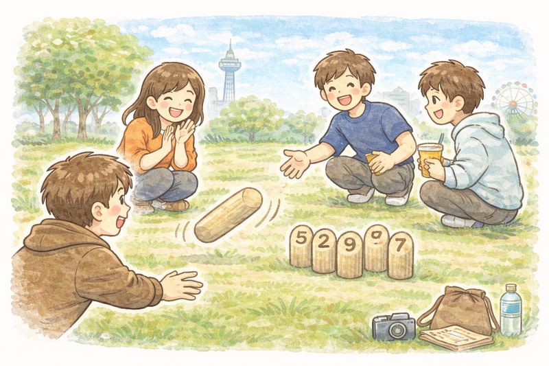 ゆるっとモルック☀️ 20代でまったり