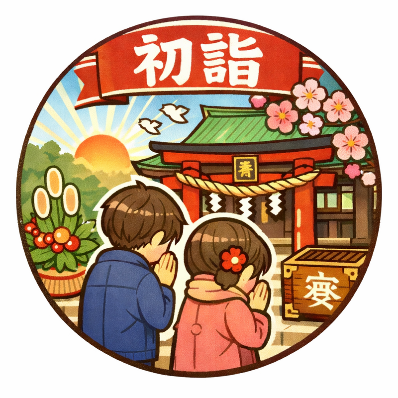 1/1or1/2のお昼頃初詣行きませんか？⛩