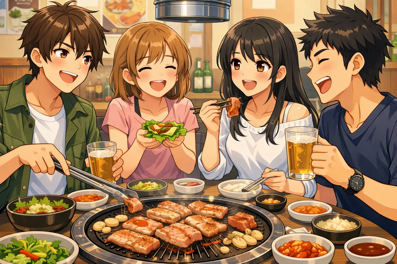 大阪☆手ぶらでOK♪【サムギョプサルを食べようの会】初参加大歓迎♫人見知りも、1人参加も気軽に参加してね♪