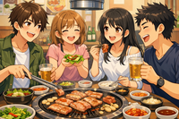 大阪☆手ぶらでOK♪【サムギョプサルを食べようの会】初参加大歓迎♫人見知りも、1人参加も気軽に参加してね♪