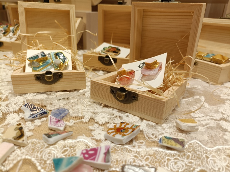 オリジナル金継ぎアクセサリーを作ろう♪