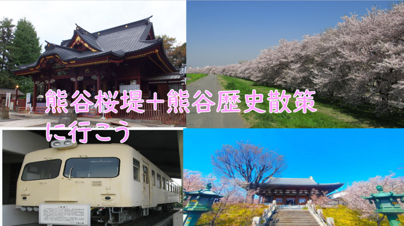 【埼玉の桜スポット＋歴史散策】熊谷の桜と歴史散策をしよう（説明・解説付）