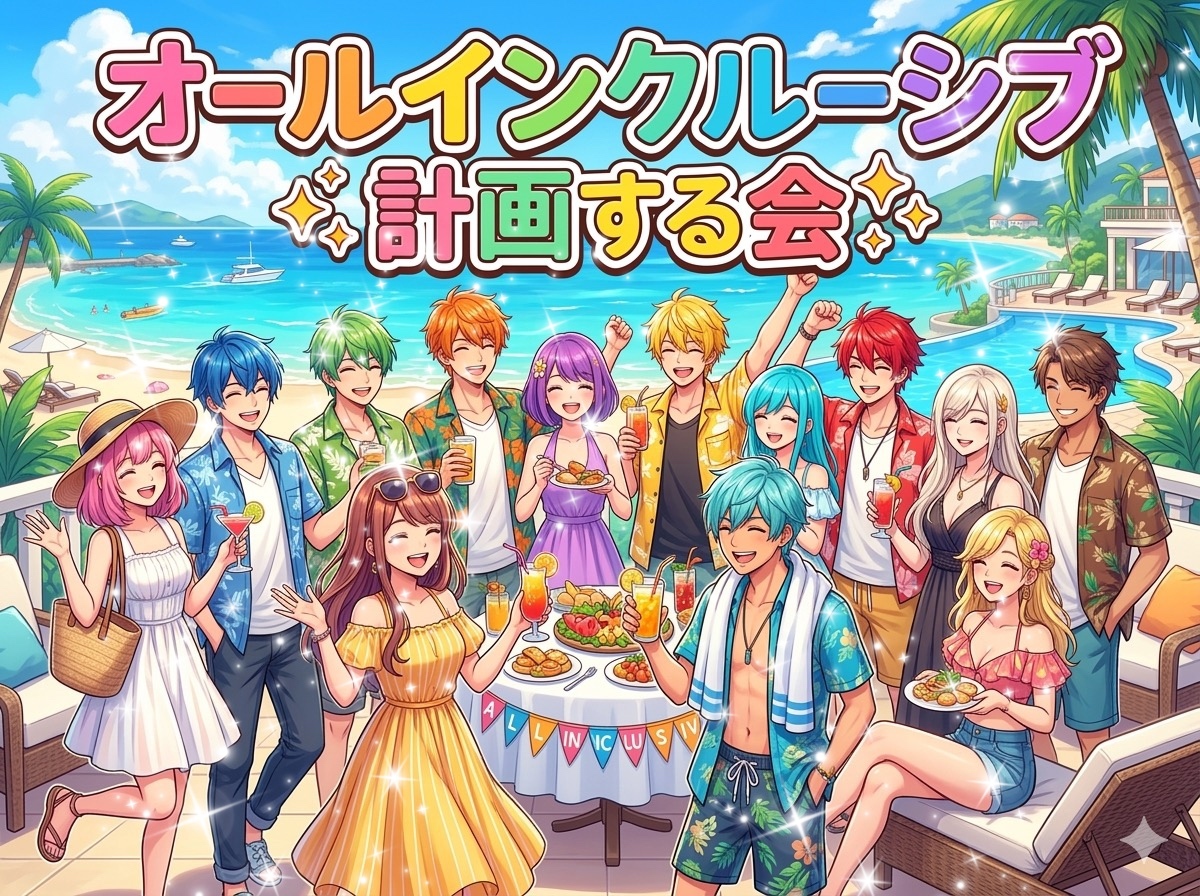 【オールインクルーシブに憧れがある女性主催】おススメは何処？！各自の旅行計画会