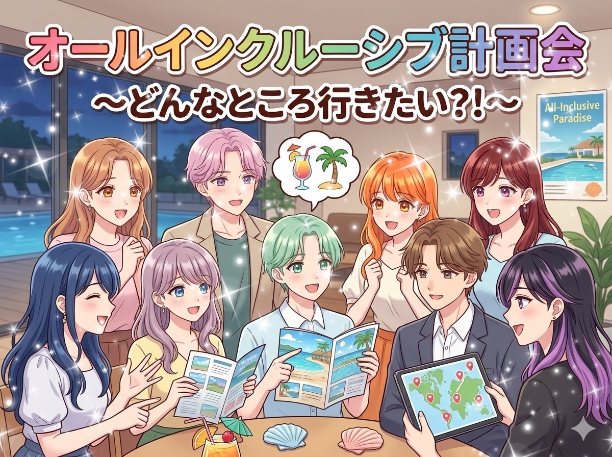 【オールインクルーシブに憧れがある女性主催】おススメは何処？！各自の旅行計画会
