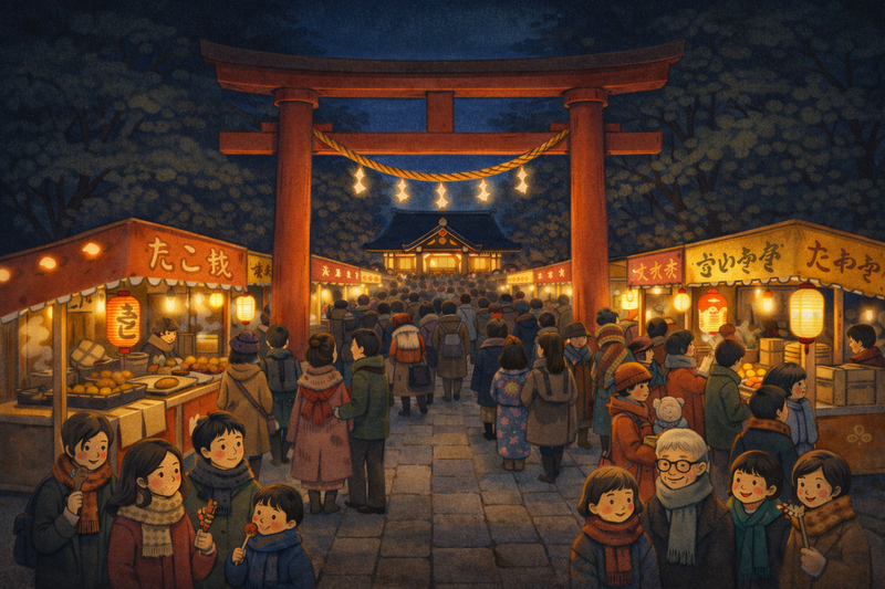 1/3(土)21:00〜
初詣行きませんか⛩🌅