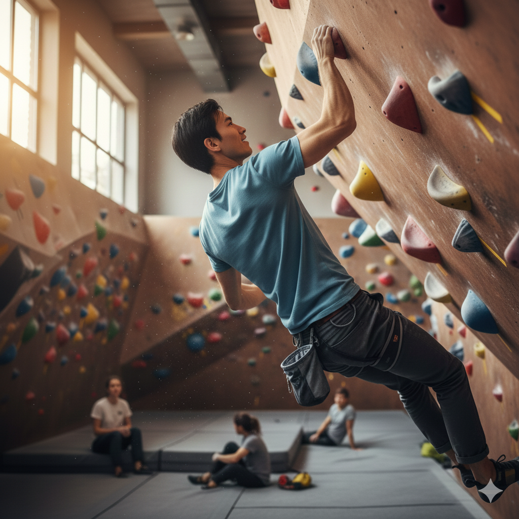 【ボルダリング】体幹を使って楽しく登ろう