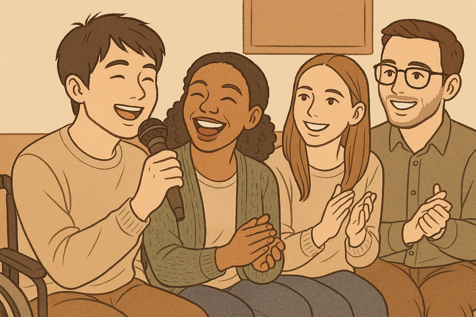 みんなで歌って、笑って、安心して過ごせる時間を一緒に楽しみませんか？ カラオケ会🎤