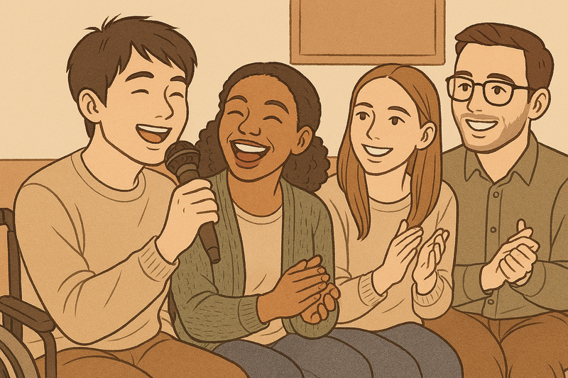 みんなで歌って、笑って、安心して過ごせる時間を一緒に楽しみませんか？ カラオケ会🎤