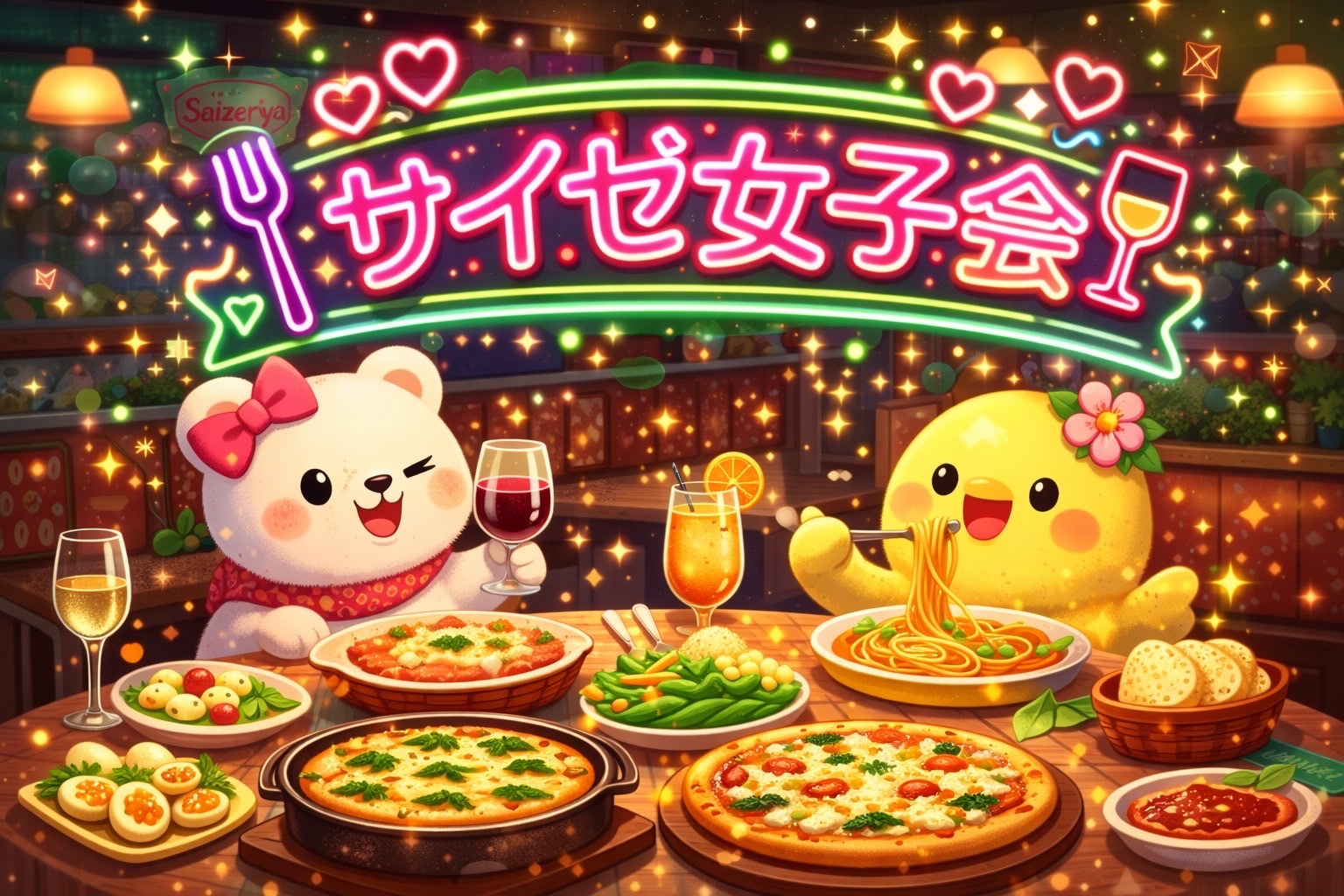 1/23（金）20:00〜サイゼ女子会👯‍♀️🍝✨