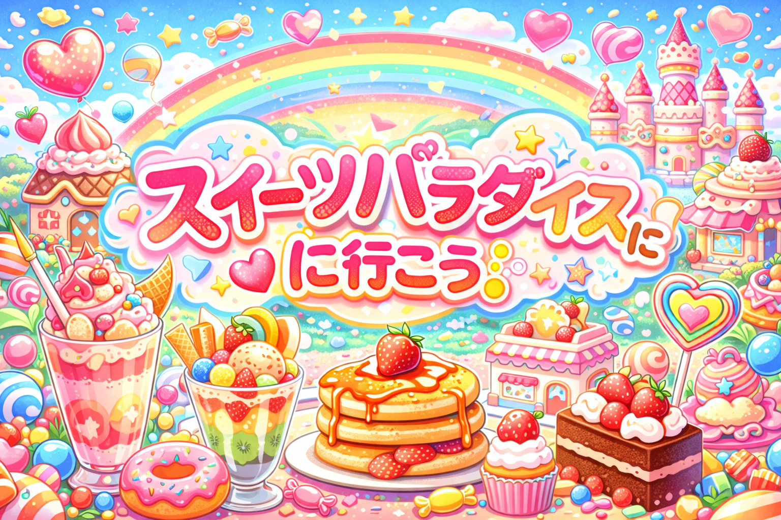 1/31(日)15:00〜スイーツパラダイス〜🍨🍰☕️
