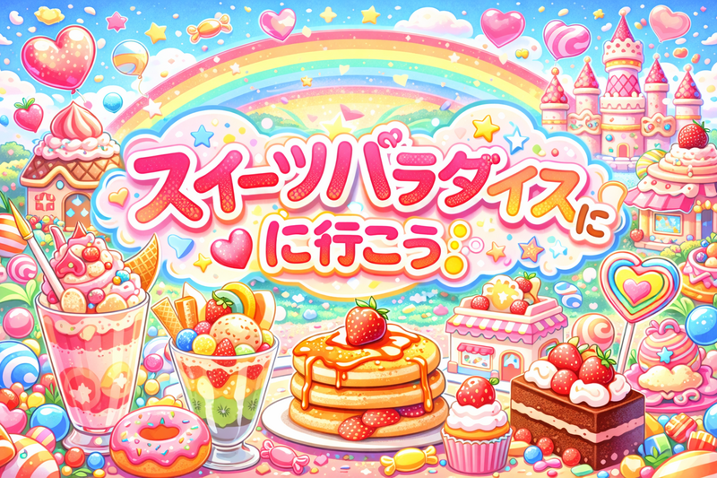 1/31(日)15:00〜スイーツパラダイス〜🍨🍰☕️