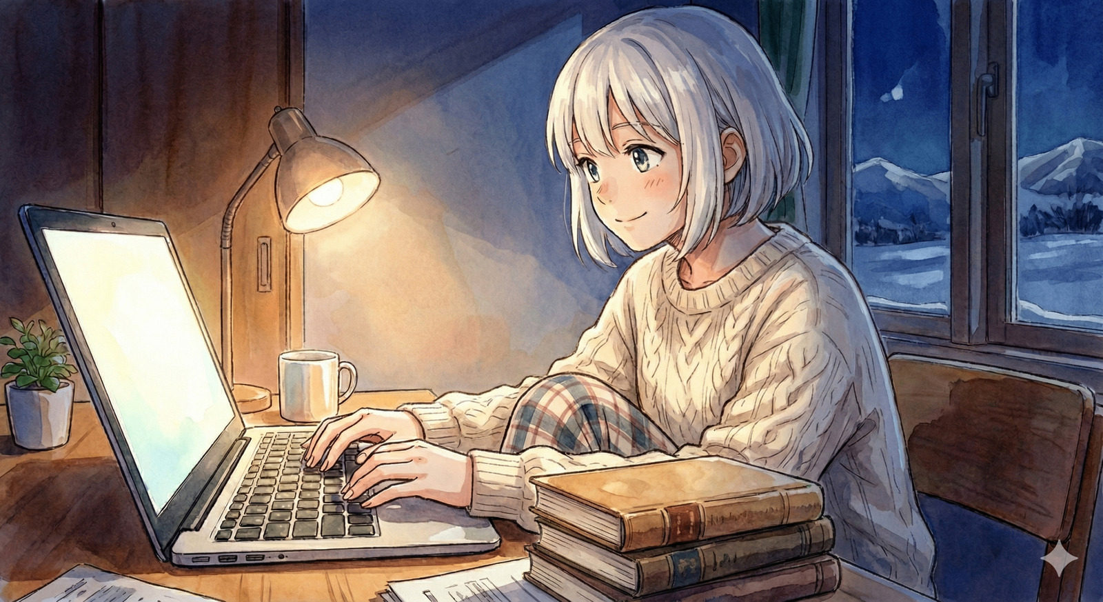 【一人で集中できない人に 】夜のもくもく会【オンライン】自分の作業だけでもOK