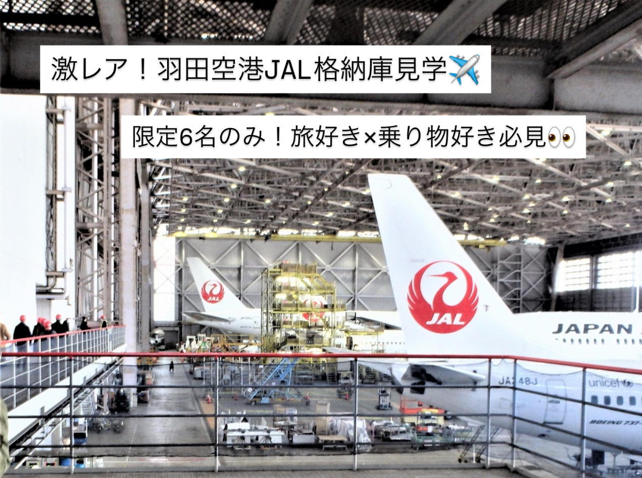 【1/13(火)  催行確定】予約困難な羽田空港JAL格納庫見学ツアー✈️他にはないスペシャル体験✨旅好き必見