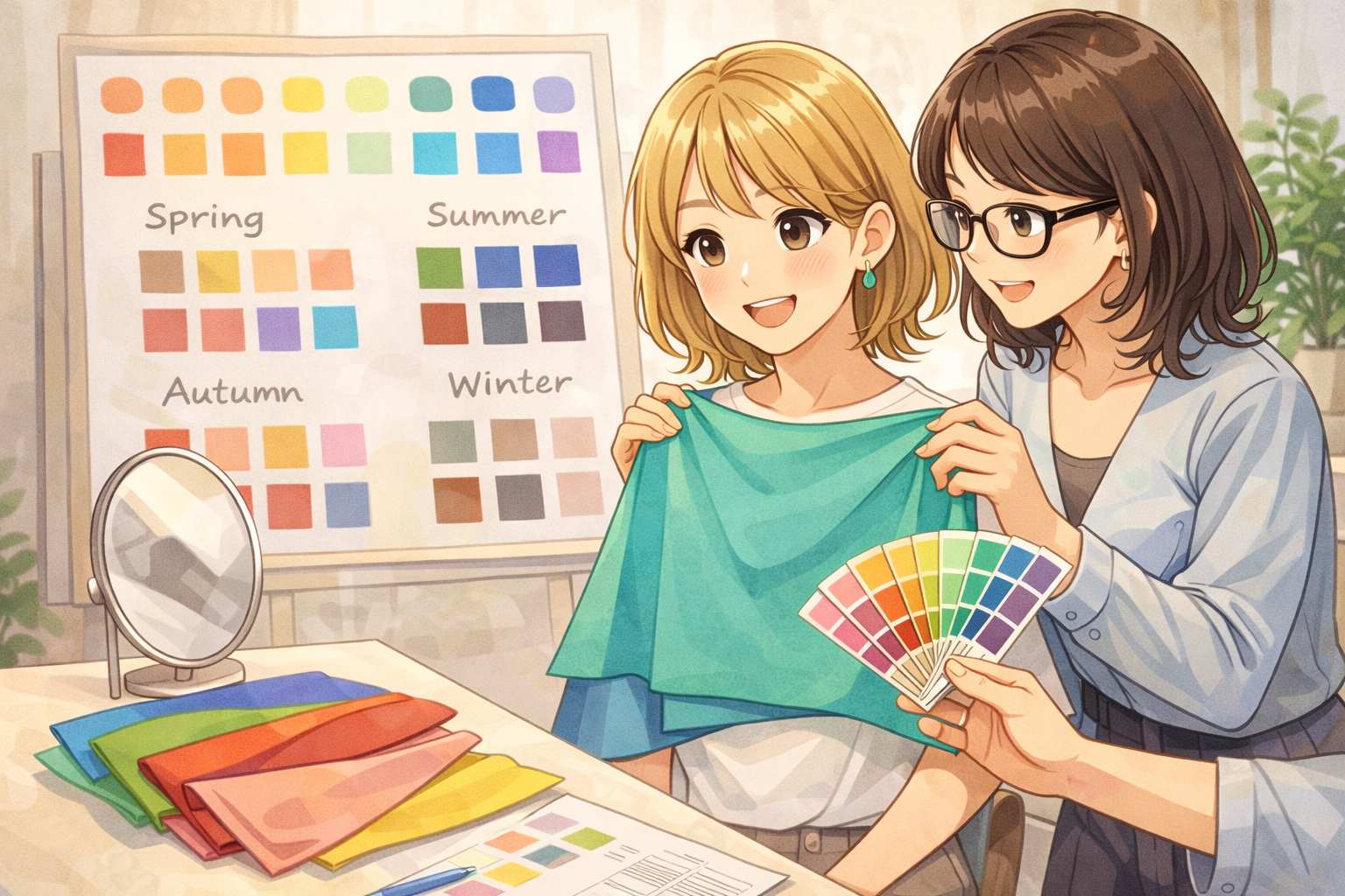 【1/11開催・錦糸町】少人数限定！2026年をもっと楽しくする“私だけのパーソナルカラー診断”体験会🌈✨