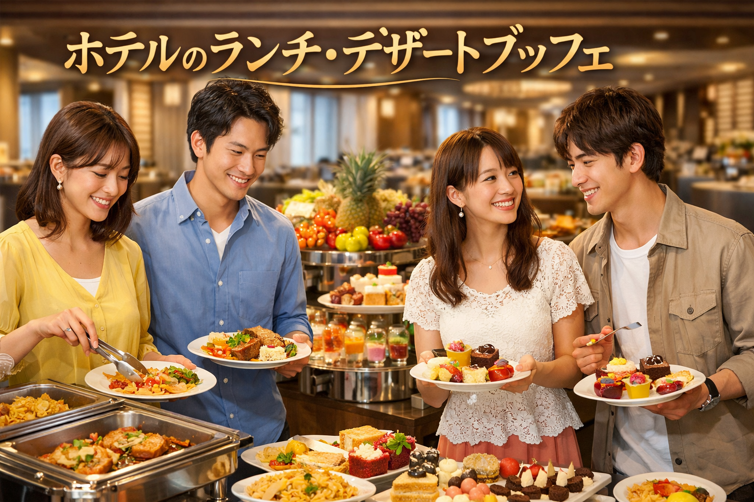 【2/8(日)】ダイワロイネットホテル神戸三宮PREMIER 🍽️冬のランチブッフェで美食と散歩を楽しむ会