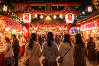 えべっさんお参り⛩️✨
屋台を楽しみつつ、ゆるっとおしゃべりしながらお参りしませんか？☺️