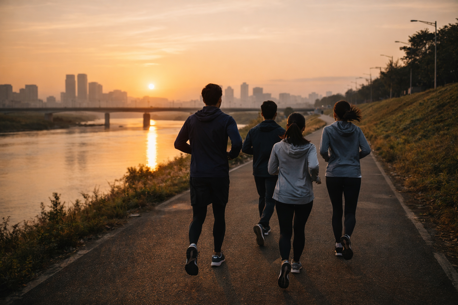 🌙🏃‍♀️ 夜風を感じる ゆったりナイトラン 🏃‍♂️🌙