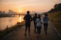 🌙🏃‍♀️ 夜風を感じる ゆったりナイトラン 🏃‍♂️🌙