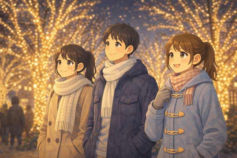 🌙✨ 夜のライトアップを、見に行く会 ✨🌙