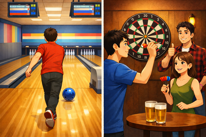 ボウリング＆ダーツ会(現在ボウリング５人、ダーツ４人)【２部制、どちらかでもOK！】