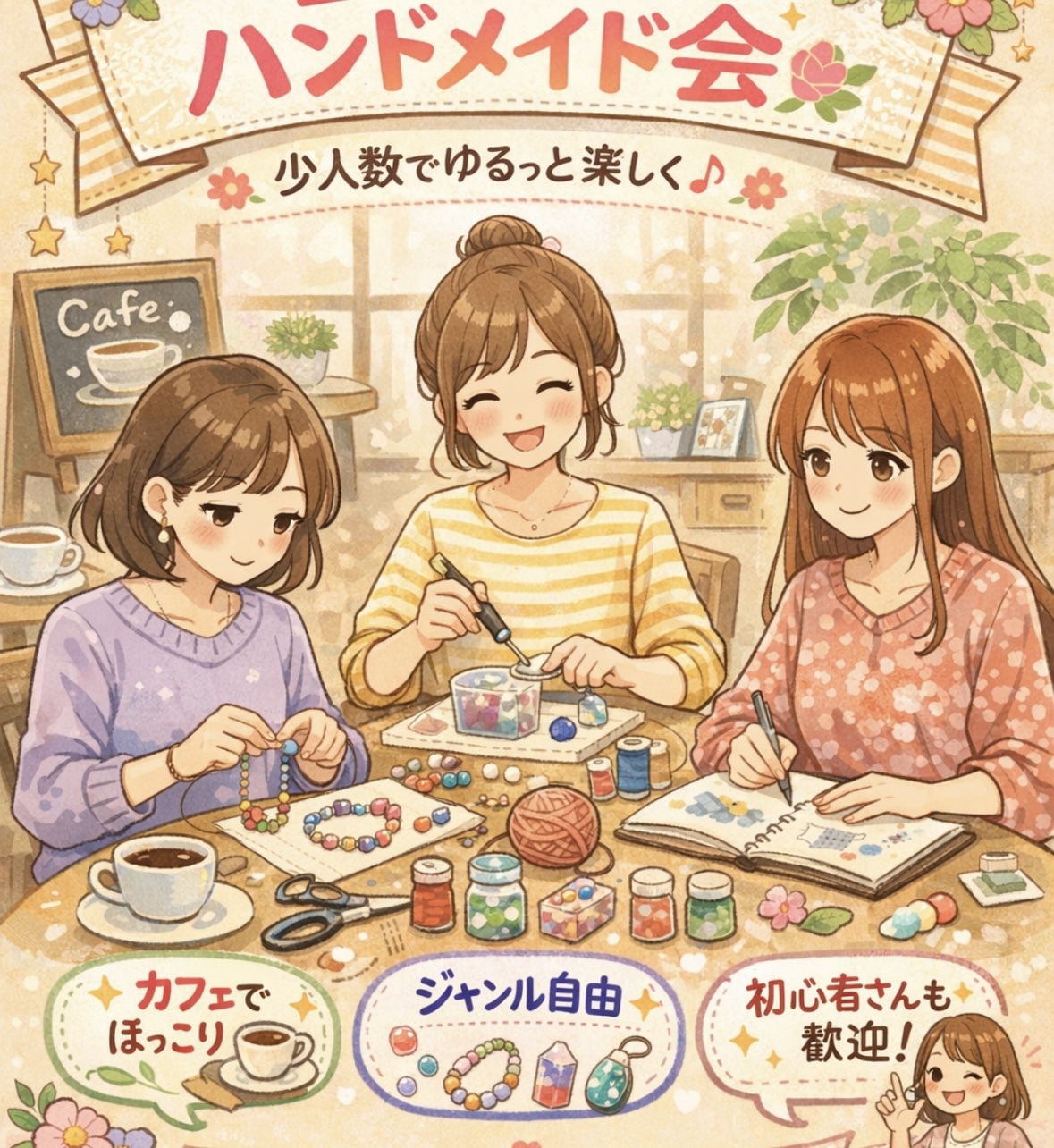 一緒にハンドメイドしませんか？