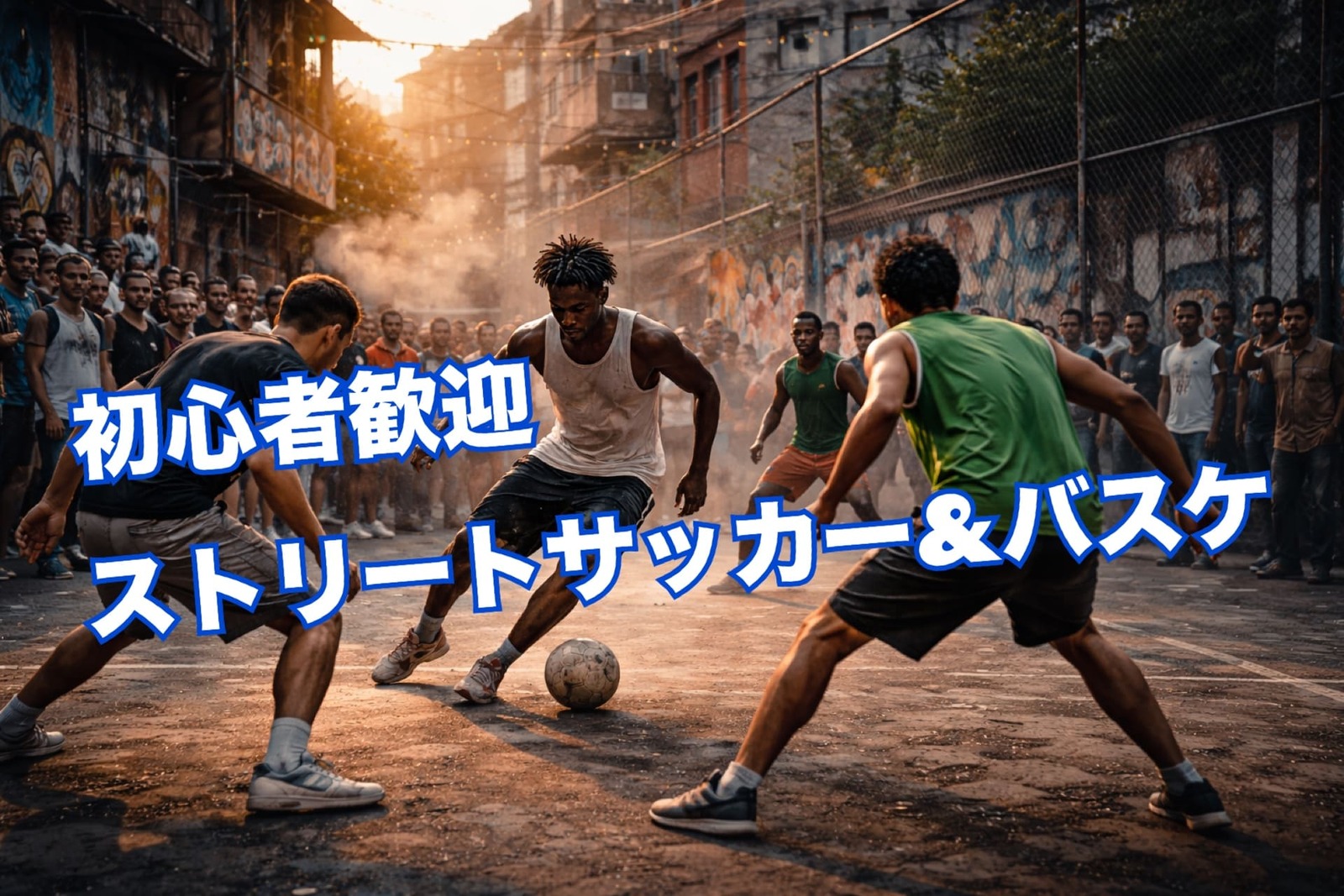 【ピクニック×屋外スポーツ】🧺ゆるストリートサッカー&バスケ⚽️🏀