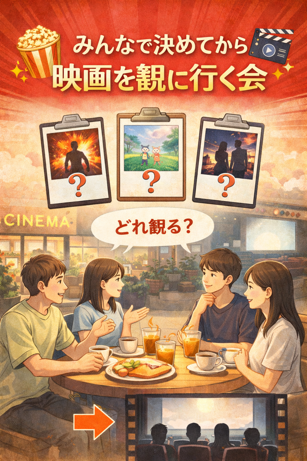 🎬🌃 ○○の映画をみんなで決めて観よう 🎬1/24