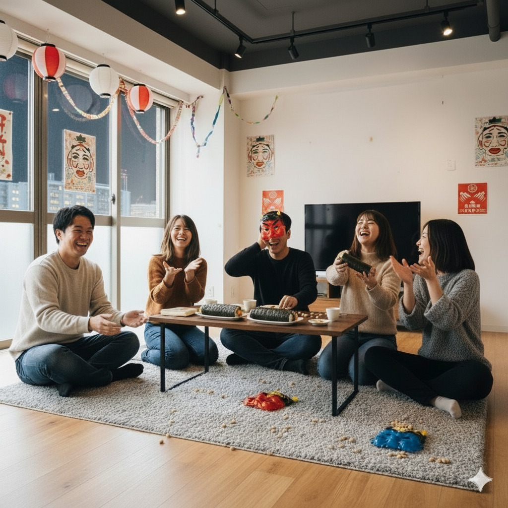 【20歳〜33歳！(女性主催🙋🏻‍♀️)】池袋で節分♪恵方巻き&豆まきで福を呼び込もう👹🍻