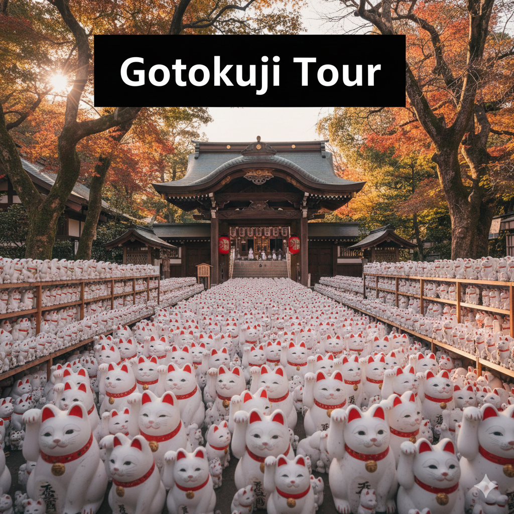 🐱 Gotokuji lucky cat Temple Walk ( in English)🐱豪徳寺英会話ウォーク