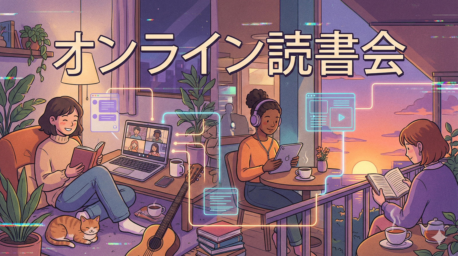 【オンライン】仕事終わりのほっと読書習慣📚