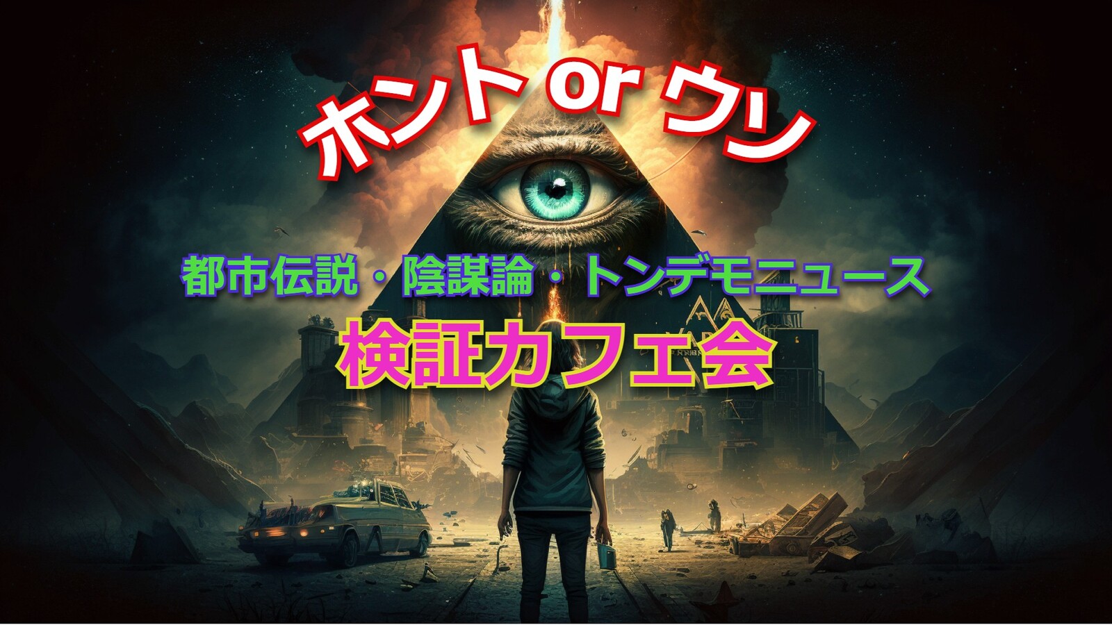 コスパ最高!《都市伝説・陰謀論・トンデモニュース》検証カフェ会～@一軒家カフェ