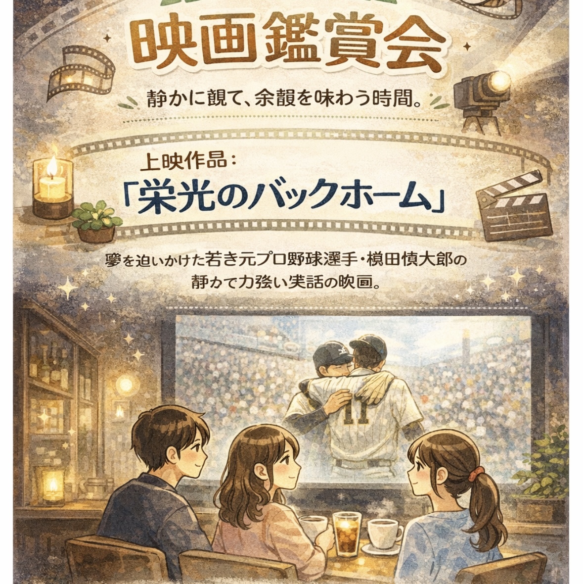 1/24or25 栄光のバックホーム見に行こう⚾️🎥