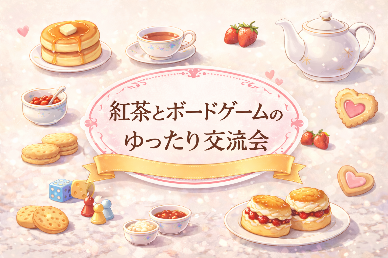 ☕️ 紅茶とボードゲームのゆったり交流会 ☕️