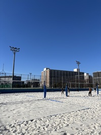 【ゆるっと】冬でもビーチバレー！