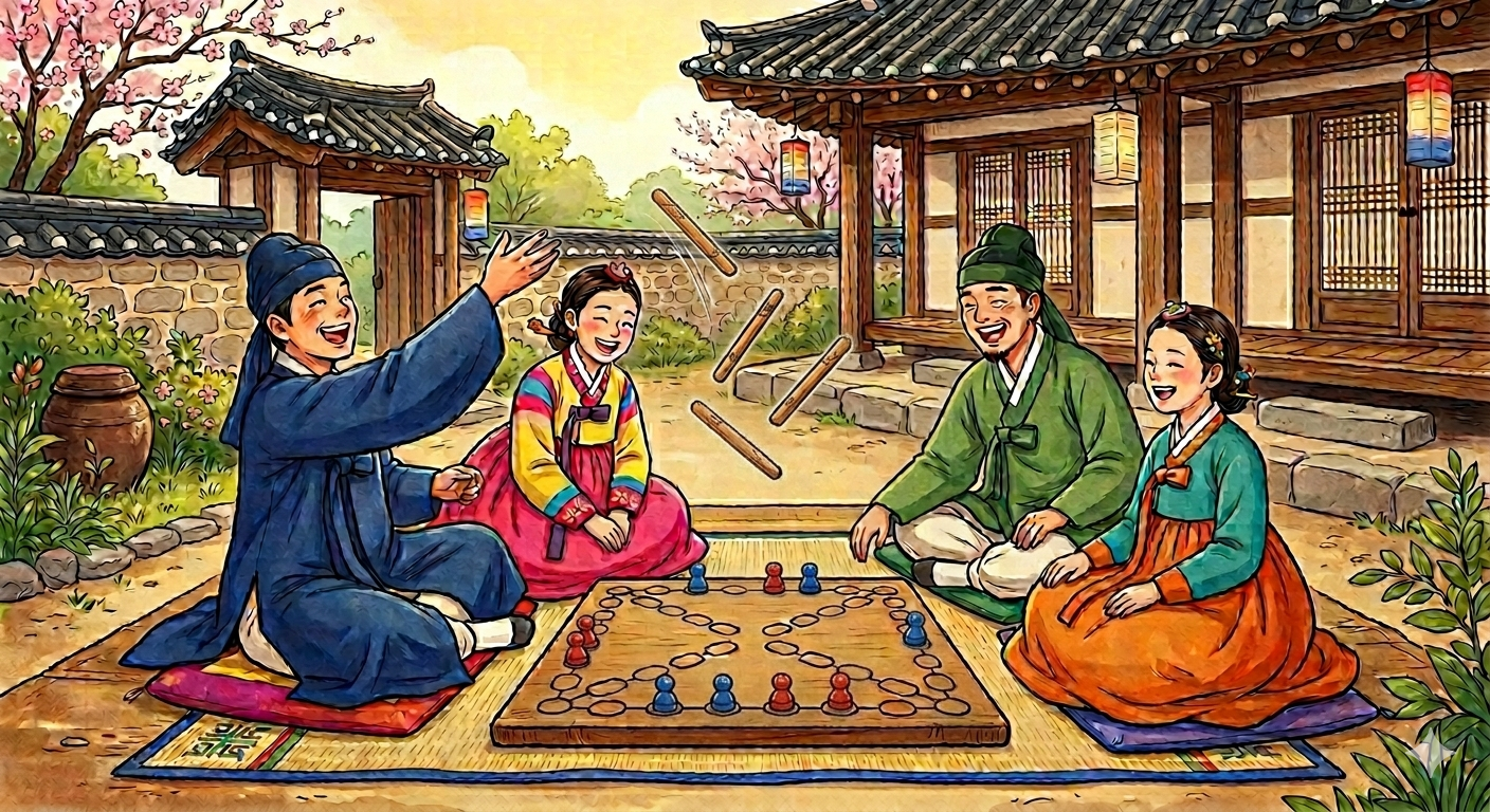 【韓国人主催】
韓国のお菓子食べながら韓国伝統ボードゲーム・ユンノリ体験しましょう!