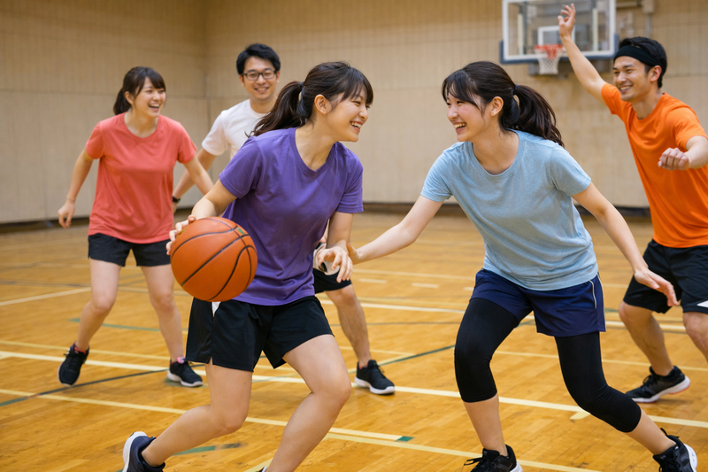 🎶🏀初心者・ブランクの方も楽しめる
エンジョイバスケ🏀🎶