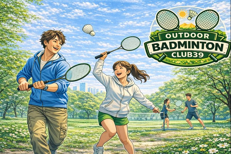 【2月7～14日開催】野外でバドミントン😊🏸お日様ポカポカ☀️初心者・未経験大歓迎～バドミントン交流会🏸