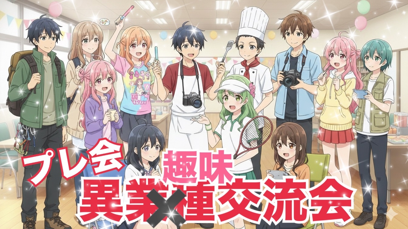 【趣味が欲しい女性主催】～プレ会～上野駅近異業種ならぬ異趣味交流会パーティー✨
人＆趣味に出会う素敵時間・・・☆