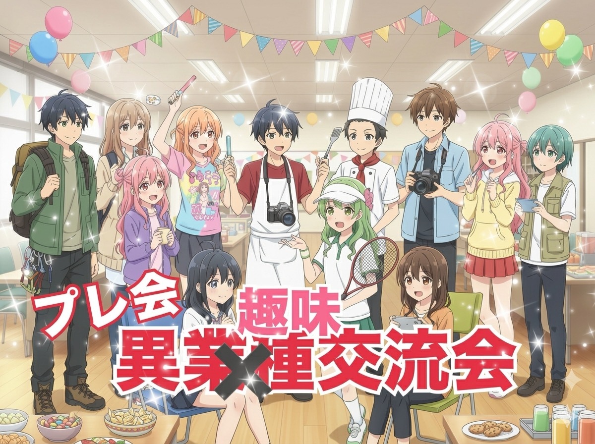 【趣味が欲しい女性主催】～プレ会～上野駅近異業種ならぬ異趣味交流会パーティー✨
人＆趣味に出会う素敵時間・・・☆