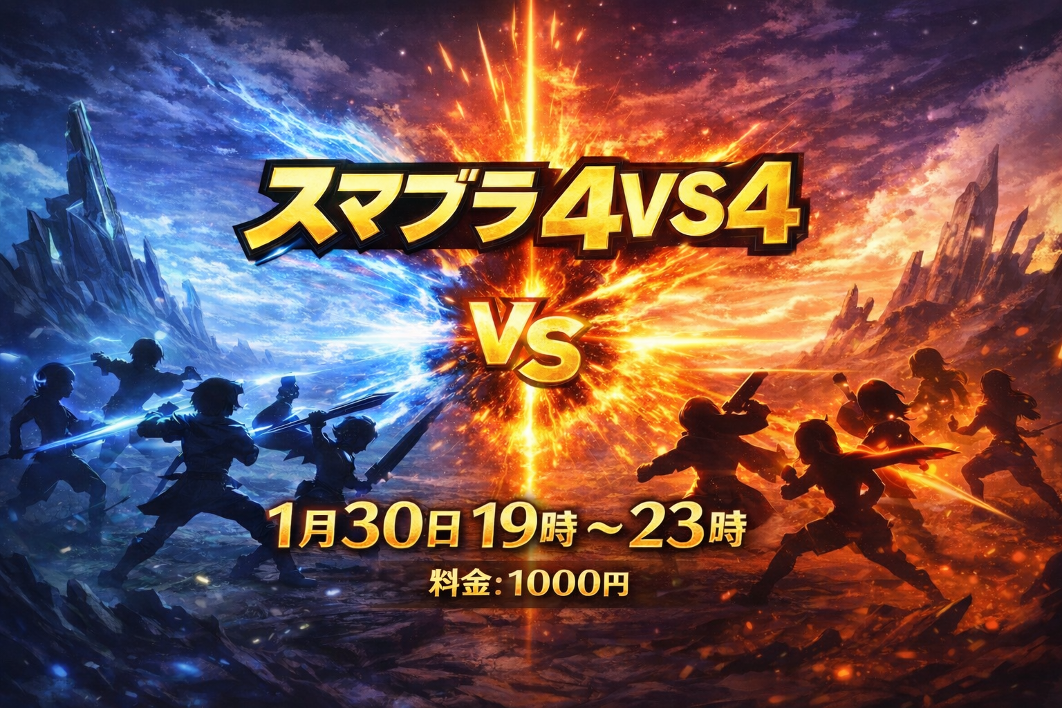 【2026年1月30日(金)心斎橋】スマブラ4vs4対戦会🎮初心者＆ベテラン大歓迎！