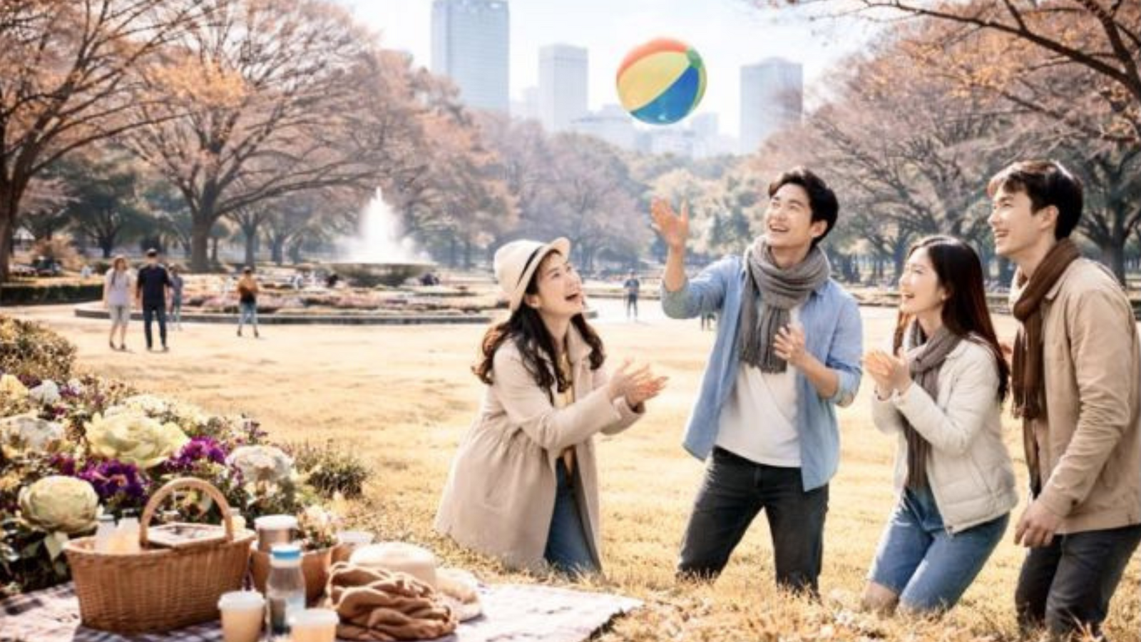 日比谷公園さんぽ会🚶都心の緑🌳広場で映え写真📷&ゆるアクティブ体験🏐❤️女性参加歓迎💁‍♀️気軽1人参加OK