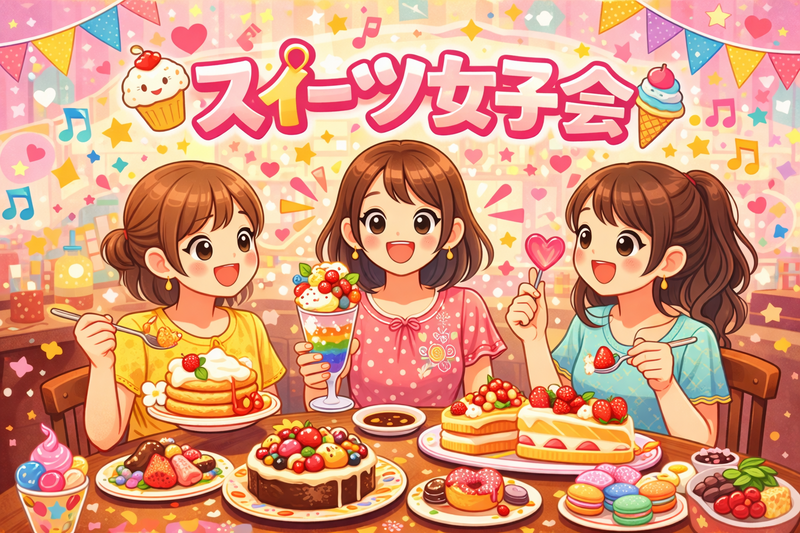 2/22（日）11:00〜スイーツ女子会〜🍨🍰☕️