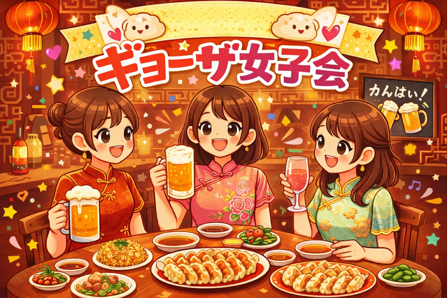 2/28(土)17:00〜ギョーザ女子会🥟🍻💕