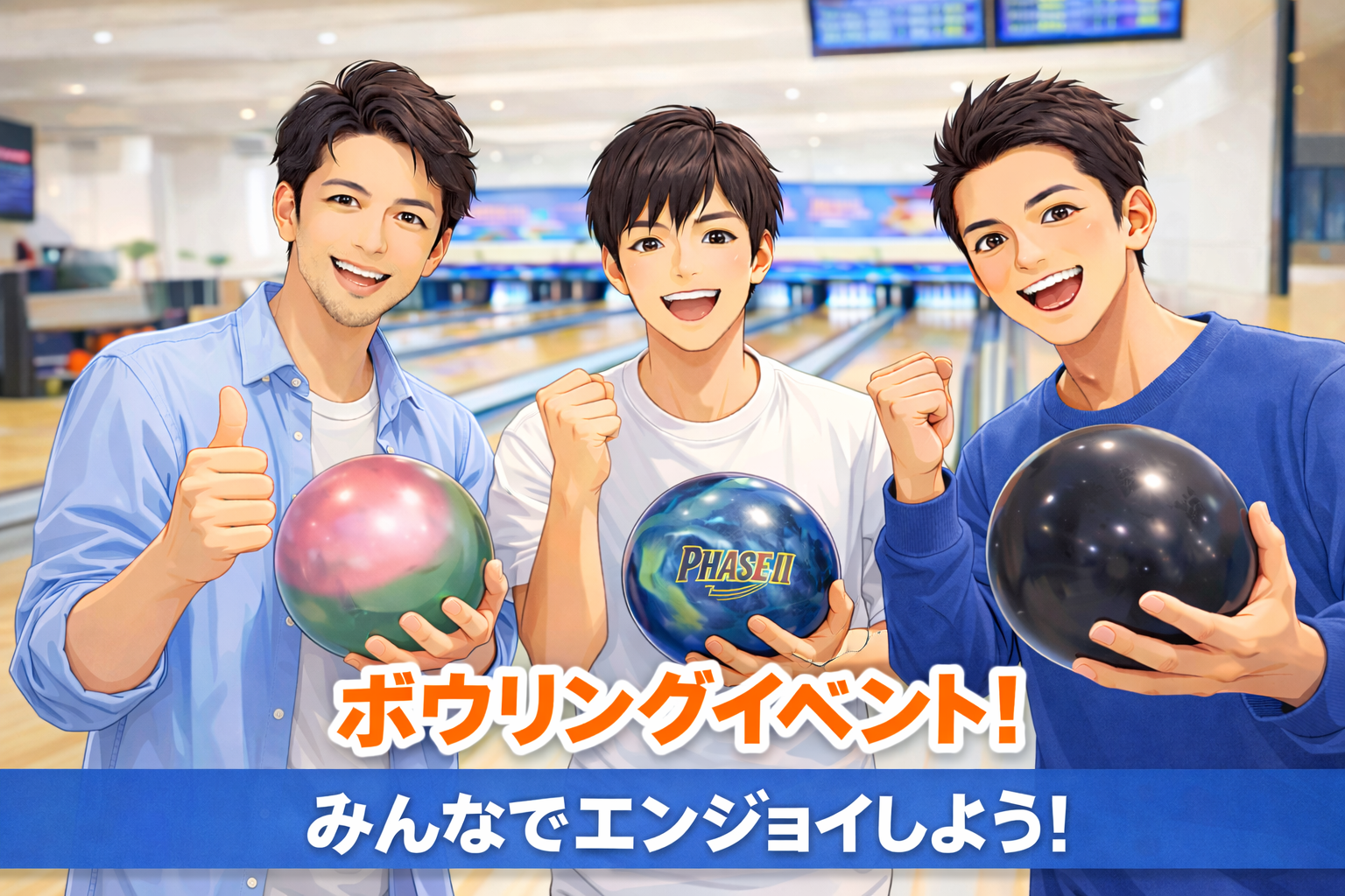 1/24(土) 10:00~ 常陸大宮ボウリング場でボウリング！🎳