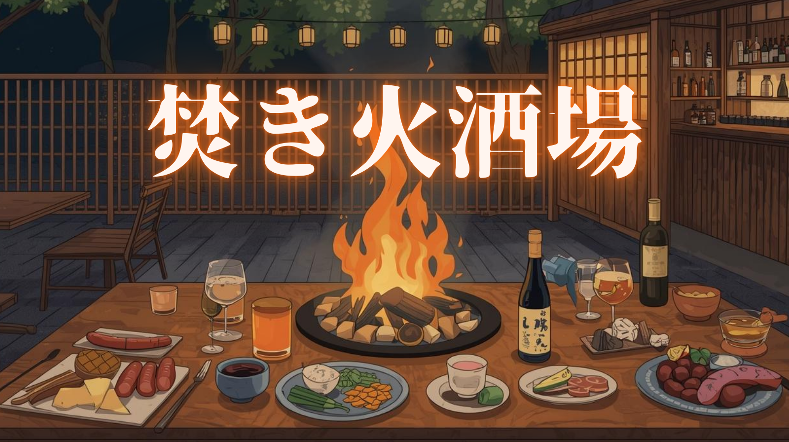 【女性主催🌸】焚き火で楽しむ特別な焚き火酒場🍻🔥